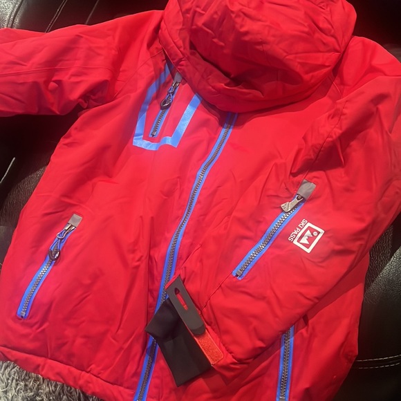 phibee big boy's waterproof breathable snowboard ski jacket - Picture 5 of 8